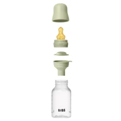 BIBS Baby Bottle Latex 1 pack 150 ml Sage- Sutteflasker