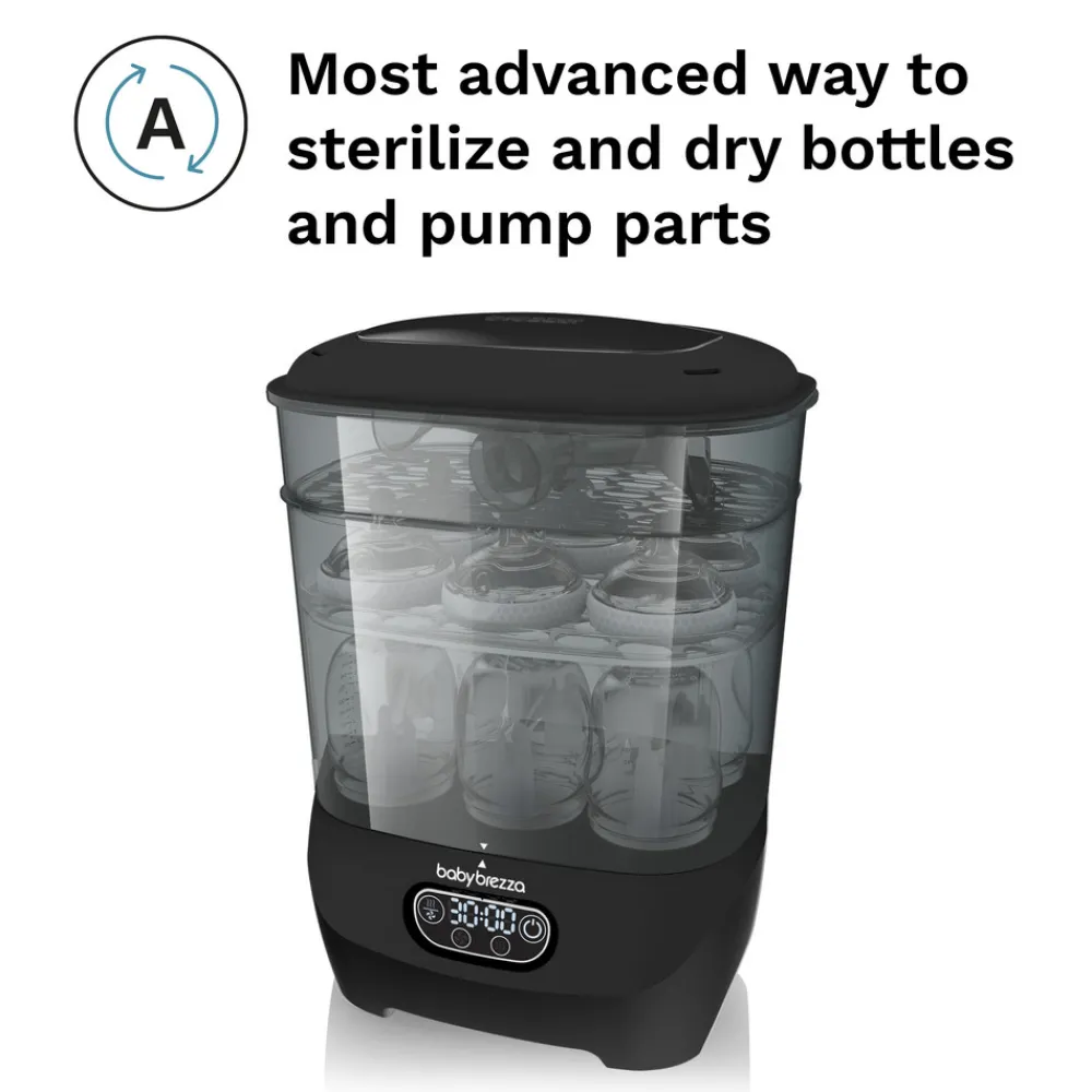 Baby Brezza Sterilizer Dryer Advanced Black- Tilberedning & Rengøring