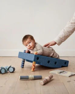 MODU Baby Motoriksæt - Deep Blue / Sky Blue- Store Byggesæt|Tumlemøbler