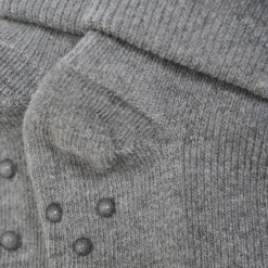 BeKids Baby rib sok m. ABS - Dark Gray melange- Skridsikre Strømper|Strømper
