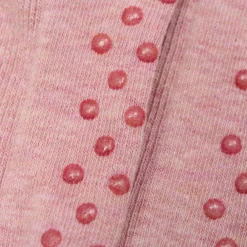 BeKids Baby rib sok m. ABS - Shadow Gray Melange- Skridsikre Strømper|Strømper