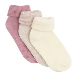 BeKids Baby Ribsok m. ABS 3-pak - 518- Strømper