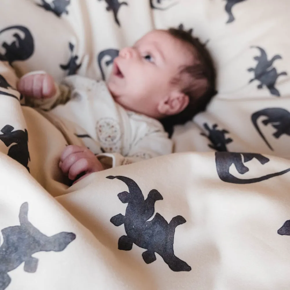 That´s Mine Baby sengetøj - Dino Mono 70x100-Børn Sengetøj