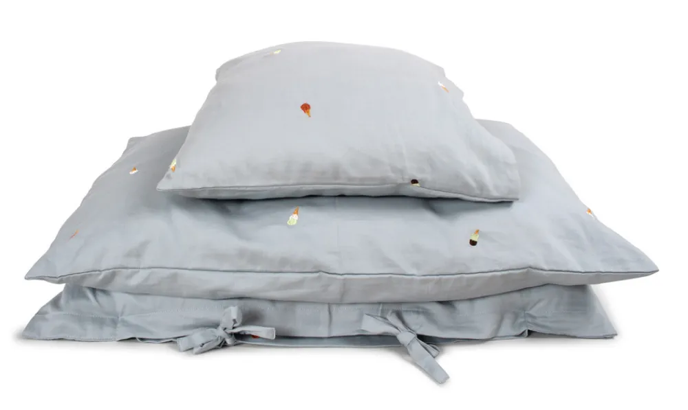 Filibabba Baby sengetøj - Pearl Blue-Børn Sengetøj