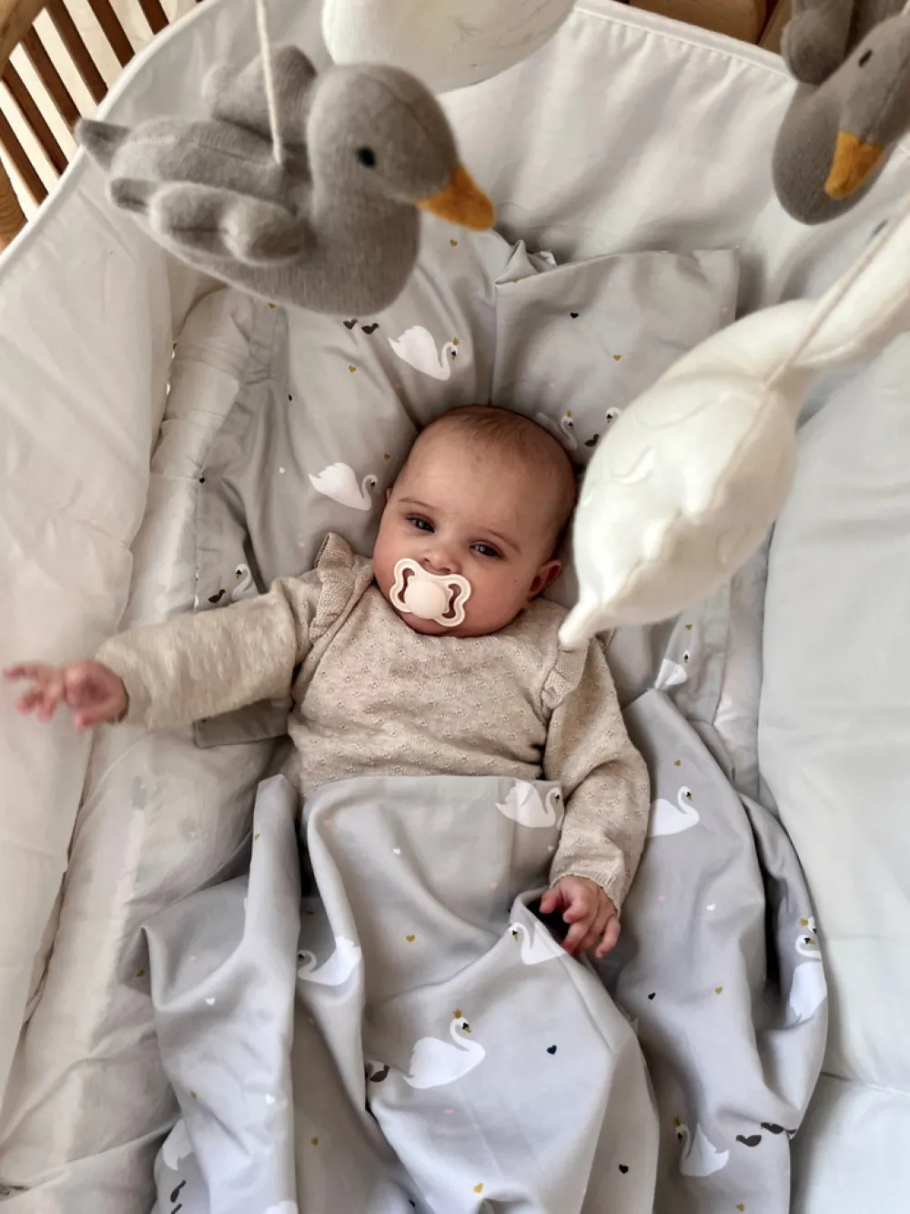 Vanilla COPENHAGEN Baby Sengetøj - Swandersen-Børn Sengetøj