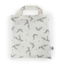 Sebra Baby sengetøj, powder blossom, beige 100x70-Børn Sengetøj