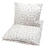 Müsli Baby sengetøj, 70x100 cm - Floral, beige-Børn Sengetøj