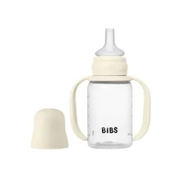 BIBS Baby Sippy Flaske Silikone 1pk 150 ml - Ivory- Sutteflasker|Service