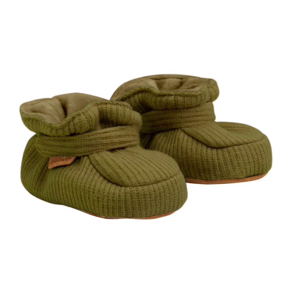 En Fant Baby slippers - Cypress melange- Futter