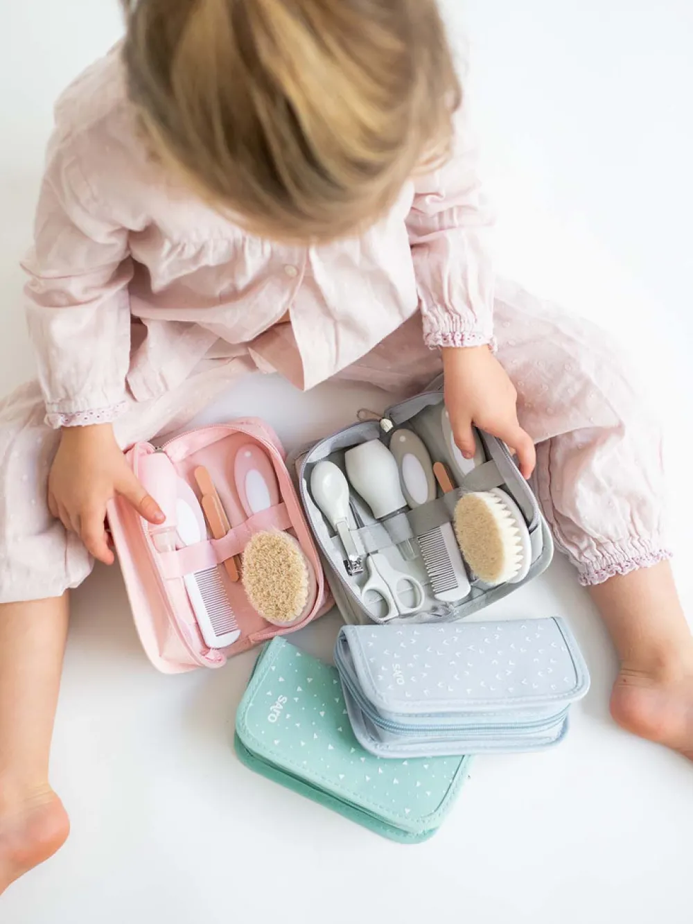 SARO Baby Toilettaske - Blue- Plejeartikler Til Baby