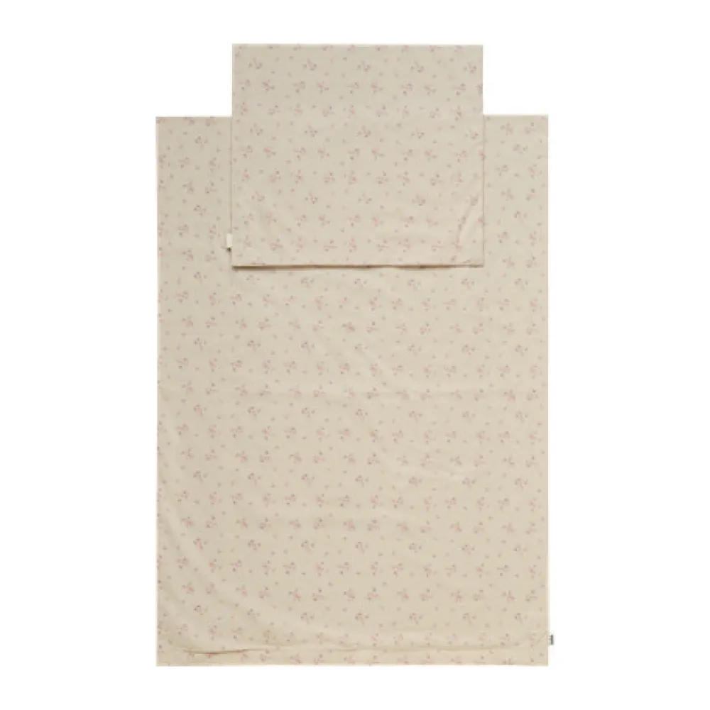 BeKids Baby ulddyne med sengetøj - Misty rose-Børn Pakkeløsninger|Sengetøj