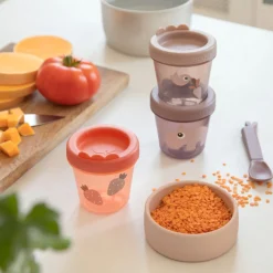 Done By Deer Babymad bøtte 3 stk. Ozzo - Pudder- Madopbevaring