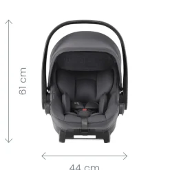 Britax Römer Baby-Safe Core - space black- Autostole 40-87 Cm (0-15 Mdr.)