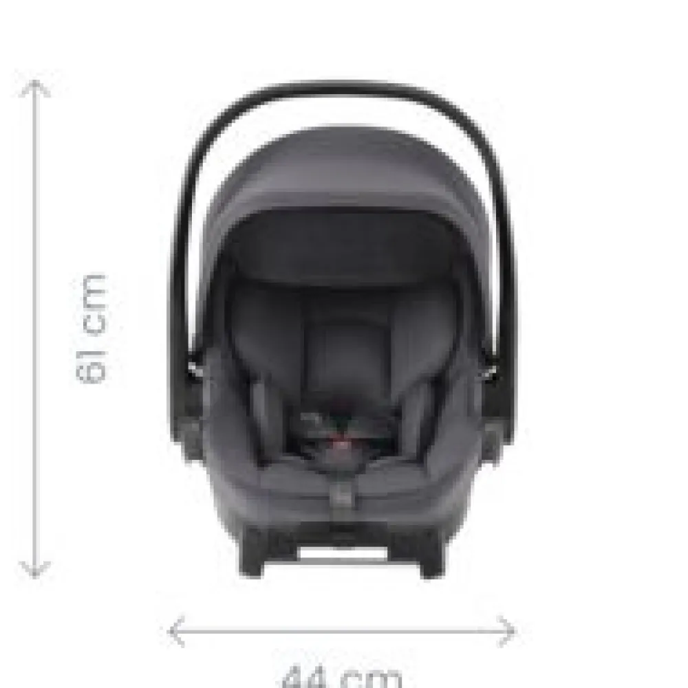 Britax Römer Baby-Safe Core inkl. base - midnight grey- Autostole 40-87 Cm (0-15 Mdr.)