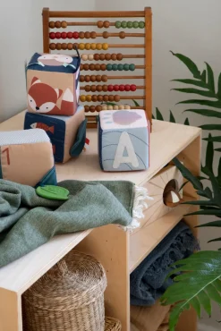 Sebra Babystofklodser, 4 stk. - woodland- Stabelklodser