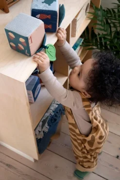 Sebra Babystofklodser, 4 stk. - woodland- Stabelklodser