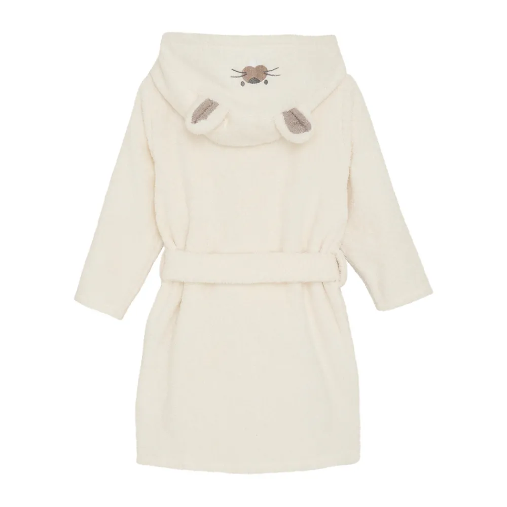 Pippi Badekåbe - Egret - 74/80-Børn Badekåber & Håndklæder