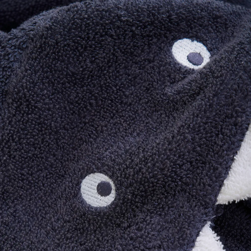 Pippi Badekåbe - Odyssey Gray - 86/92-Børn Badekåber & Håndklæder