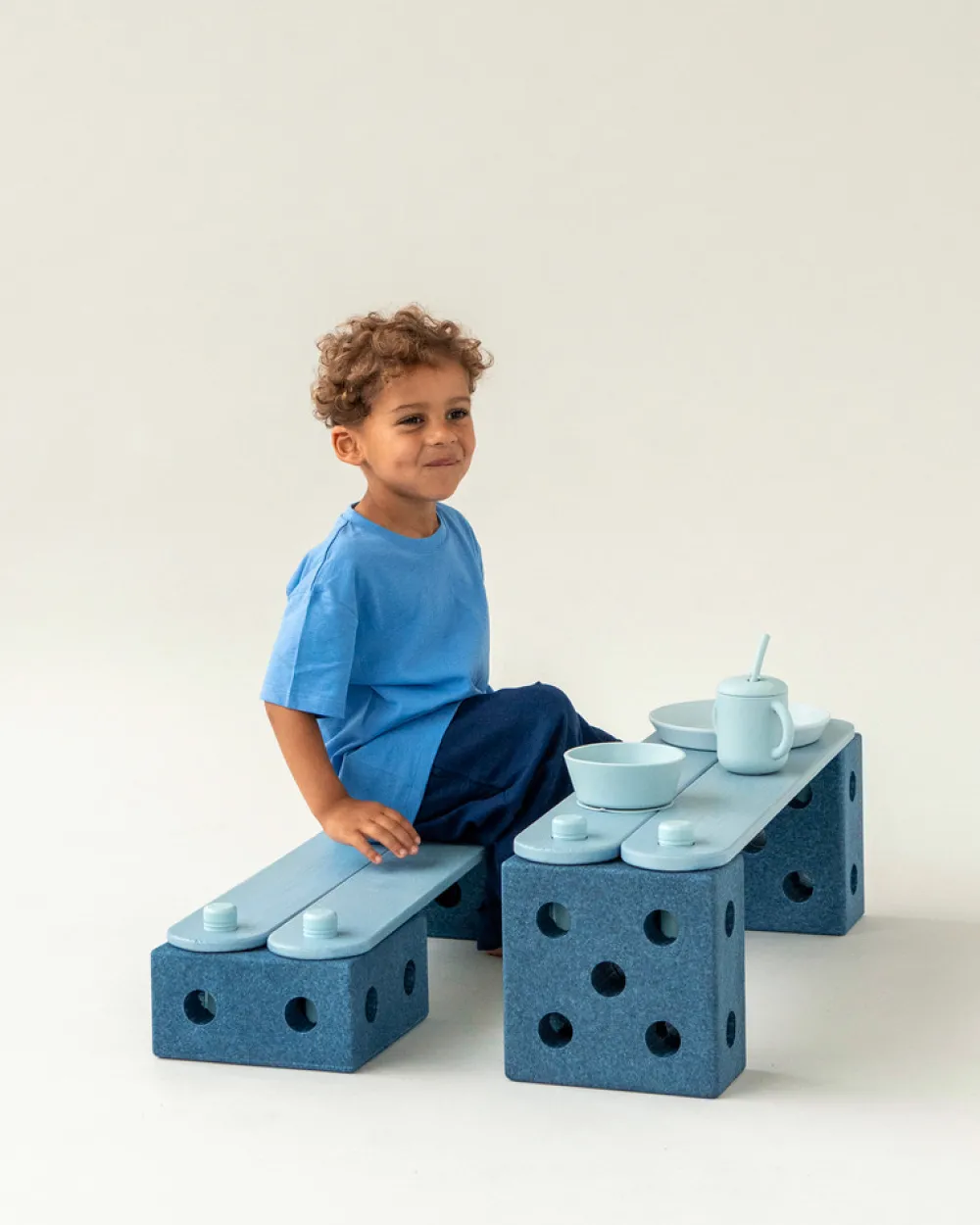 MODU Balancebane Deep Blue / Sky Blue- Tumlemøbler