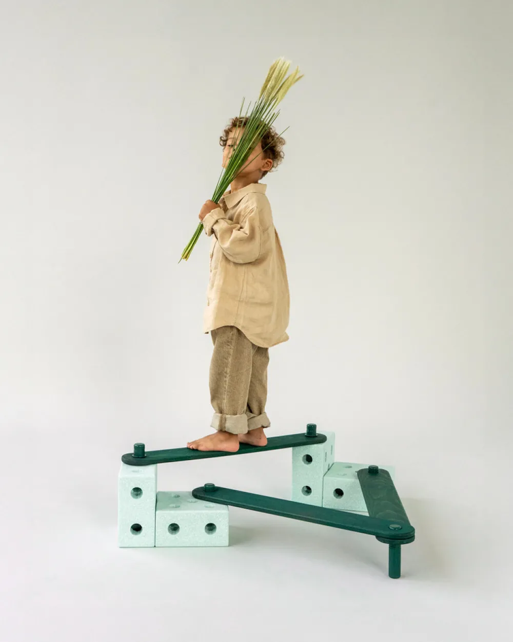 MODU Balancebane Ocean Mint / Forest Green- Tumlemøbler