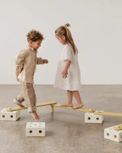 MODU Balancebane Sand Grey / Honey Yellow- Tumlemøbler