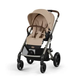 Cybex Balios S Lux - Almond beige- Klapvogne Med Flade Sæder