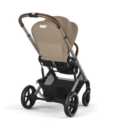 Cybex Balios S Lux - Almond beige- Klapvogne Med Flade Sæder