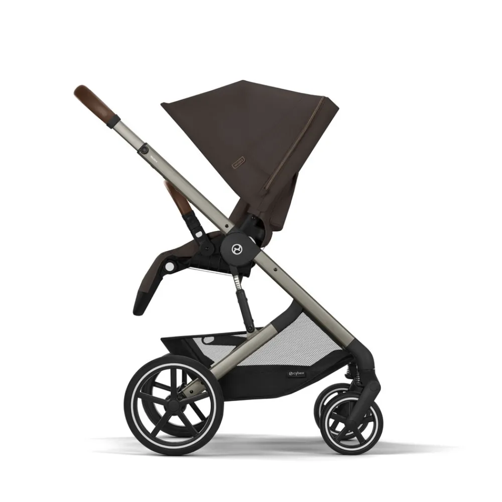 Cybex Balios S lux - Chocolate Brown- Klapvogne Med Flade Sæder