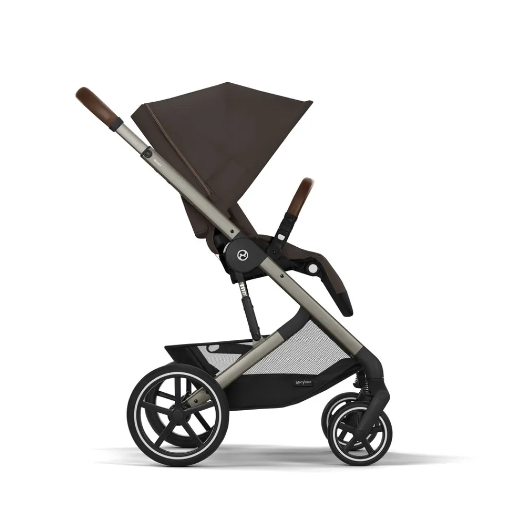 Cybex Balios S lux - Chocolate Brown- Klapvogne Med Flade Sæder