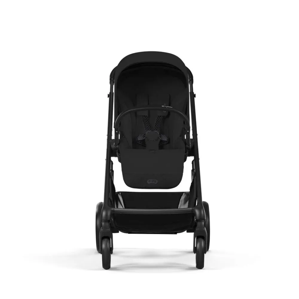 Cybex Balios S Lux - Moon Black- Klapvogne Med Flade Sæder