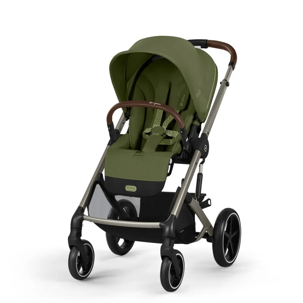 Cybex Balios S lux - Moss Green- Klapvogne Med Flade Sæder