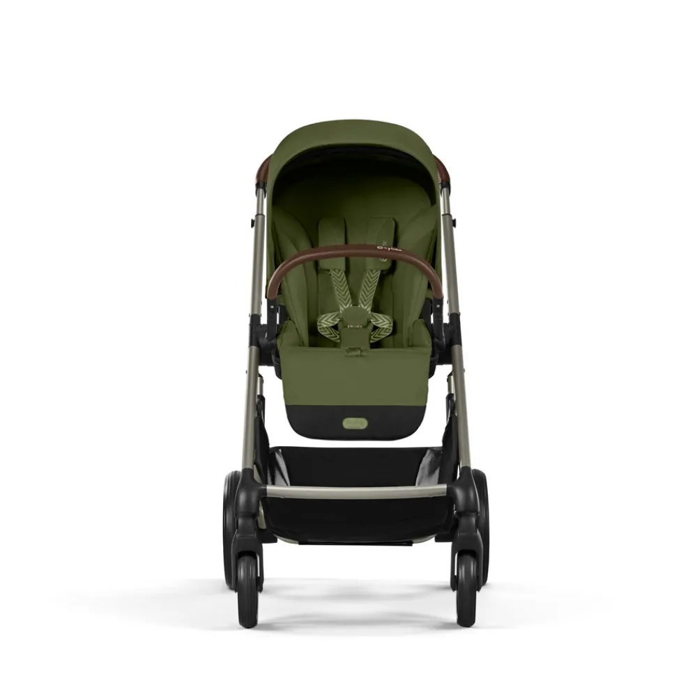 Cybex Balios S lux - Moss Green- Klapvogne Med Flade Sæder