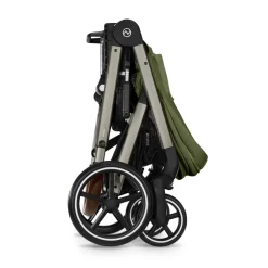 Cybex Balios S lux - Moss Green- Klapvogne Med Flade Sæder