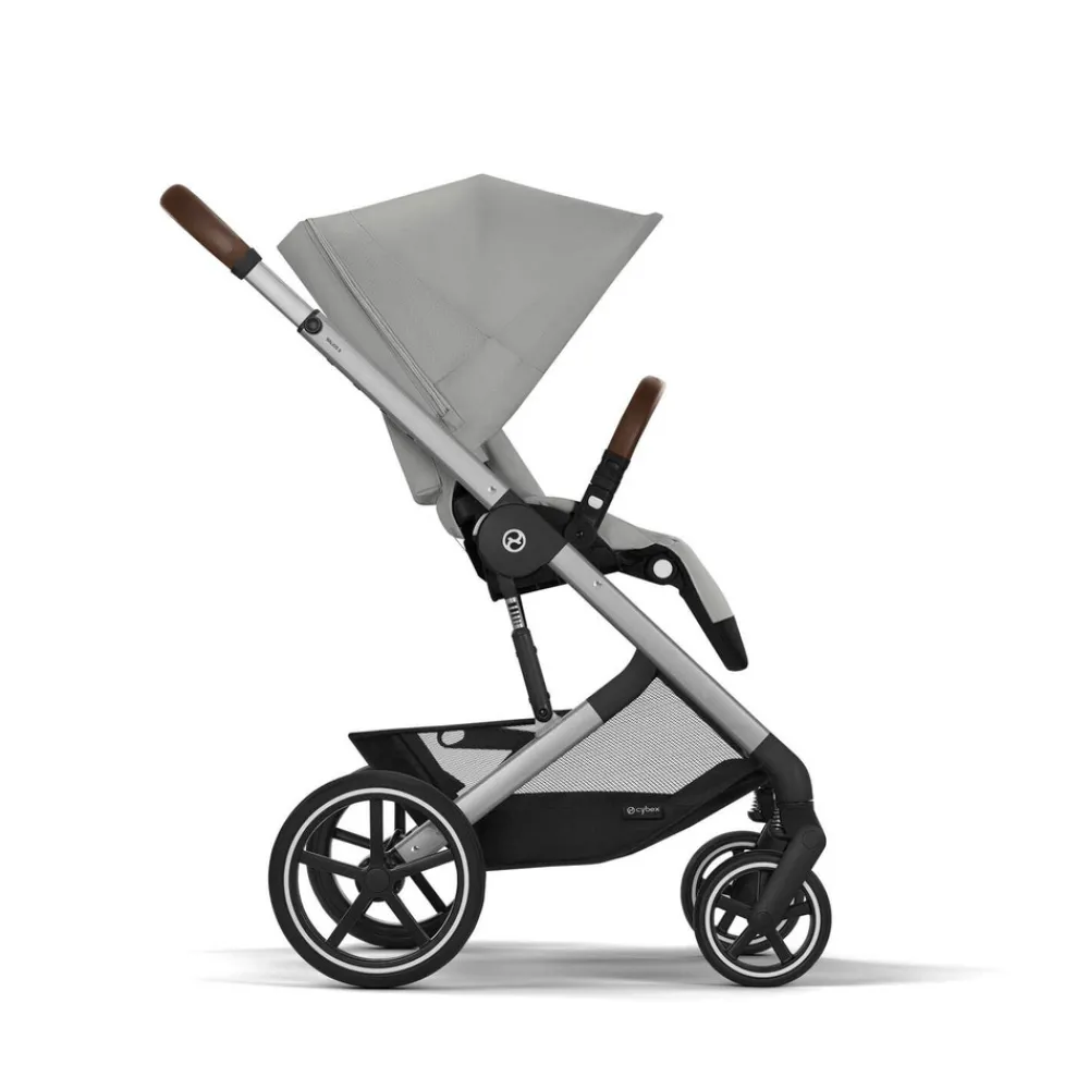 Cybex Balios S Lux - Stone grey- Klapvogne Med Flade Sæder