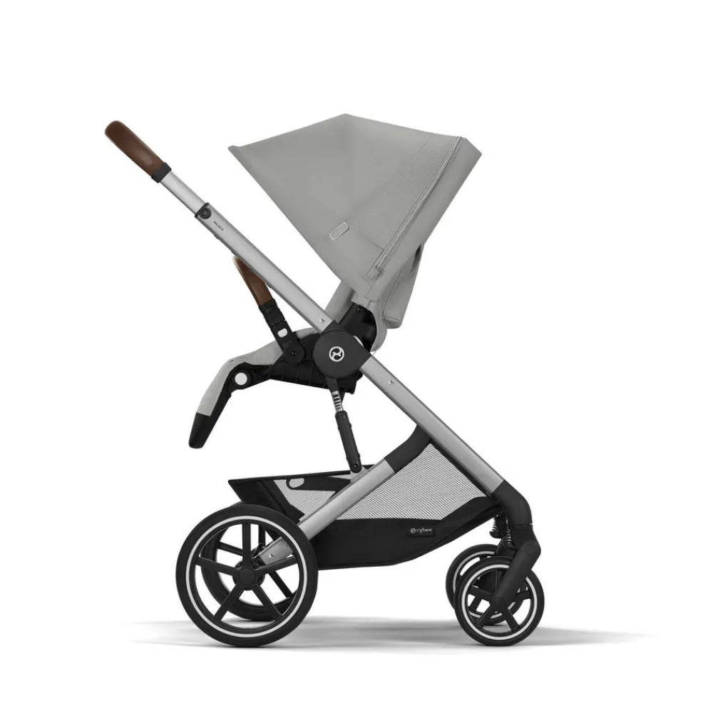 Cybex Balios S Lux - Stone grey- Klapvogne Med Flade Sæder