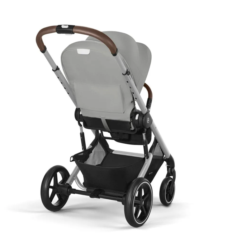 Cybex Balios S Lux - Stone grey- Klapvogne Med Flade Sæder
