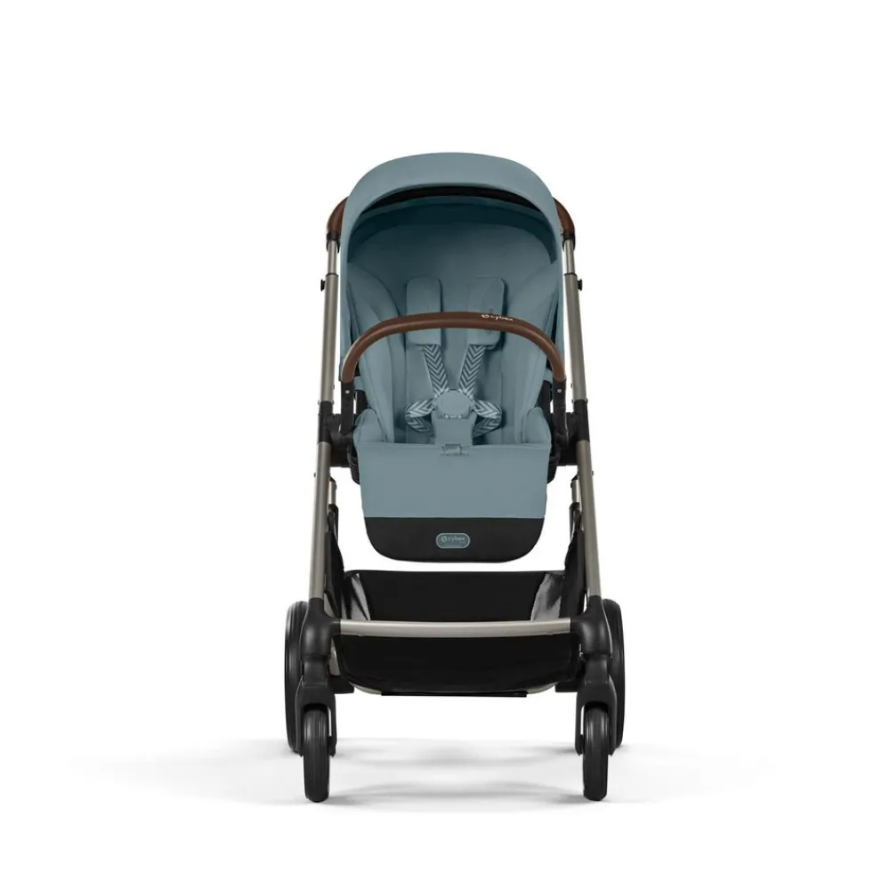 Cybex Balios S Lux - Stormy blue- Klapvogne Med Flade Sæder