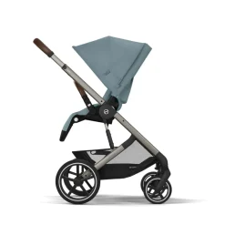 Cybex Balios S Lux - Stormy blue- Klapvogne Med Flade Sæder
