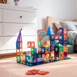 CONNETIX Ball Run - magnetsæt 92 dele - rainbow- Magnetlegesæt