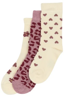 MINIPOP Bamboo strømper 3 pak - Autumn anemone mix- Strømper|Multipack