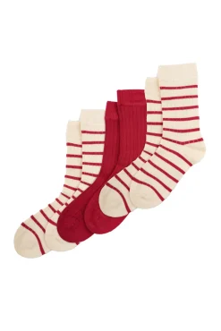 MINIPOP Bamboo strømper 3 pak - CHILI- Strømper|Multipack