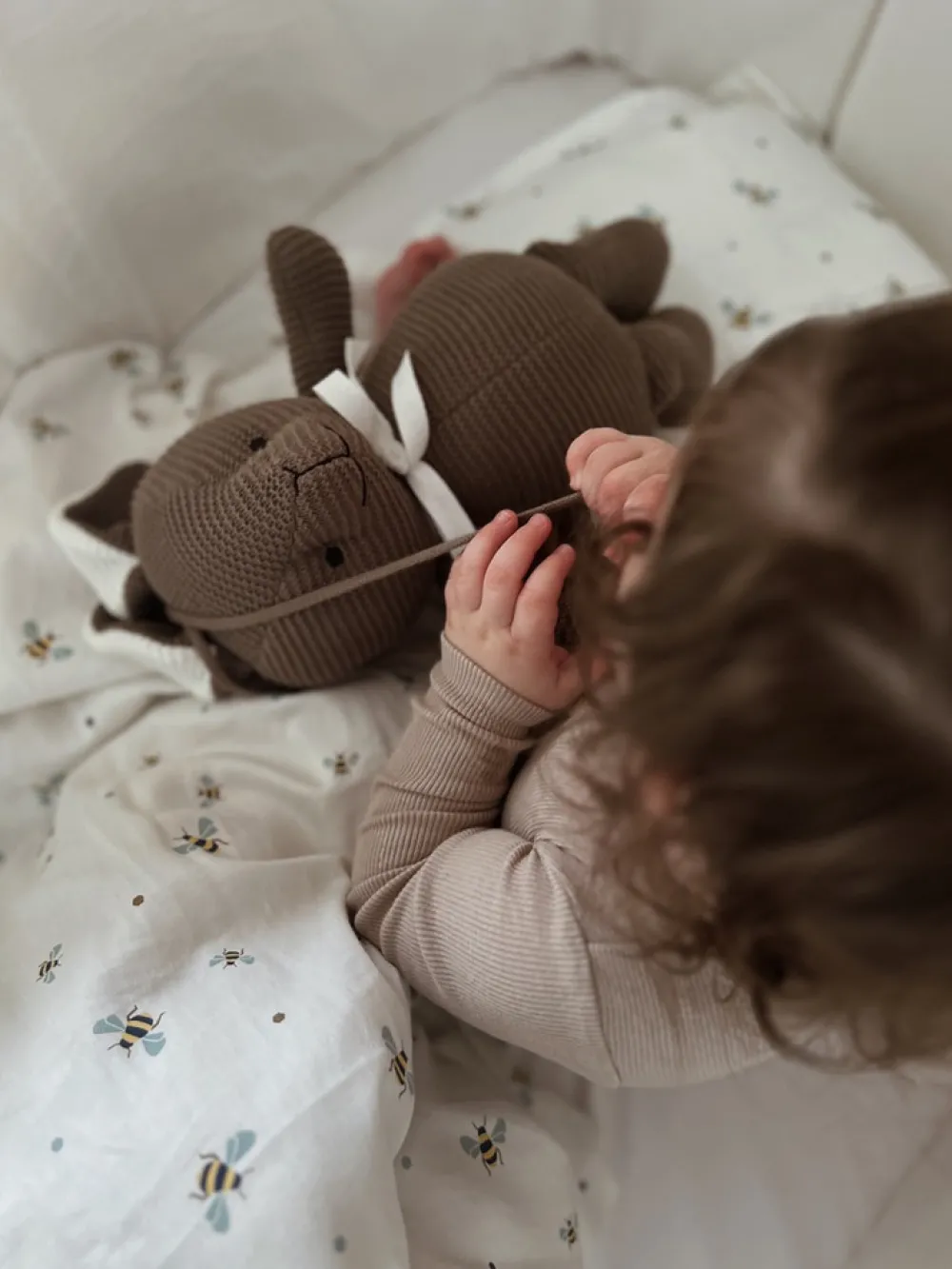 Vanilla COPENHAGEN Bamse med musik – Kanin – Wood- Musikuroer