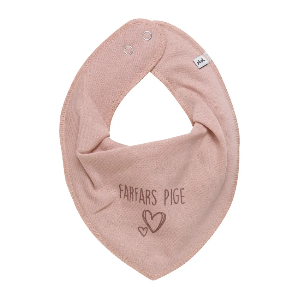 Pippi Bandana bib m. farmor+farfar.. - 524- Savlesmække