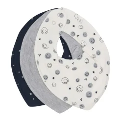 Pippi Bandana Bib Uni -AOP (3-pack) - 778- Savlesmække