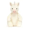 JellyCat Bashful Enhjørning, original 31 cm- Bamser