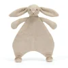 JellyCat Bashful kanin, beige putteklud- Nusseklude