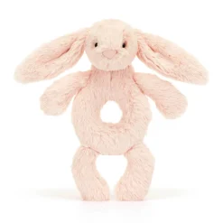 JellyCat Bashful kanin, blush ring rangle- Rangler I Plys