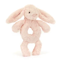 JellyCat Bashful kanin, blush ring rangle- Rangler I Plys