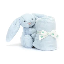 JellyCat Bashful Kanin, Lyseblå nusseklud- Nusseklude
