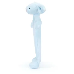 JellyCat Bashful kanin, lyseblå putteklud- Nusseklude
